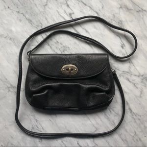 Black Fossil crossbody purse